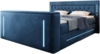 Boxspringbett Divalo mit TV Lift und Stauraum 160x200 Blue H2