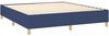 vidaXL Boxspringbett mit Matratze Blau 180x200 cm Stoff 3132175 Bild 4
