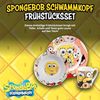 United Labels® Frühstücks-Geschirrset Spongebob Schwammkopf - allover - 3-tlg, 1 Personen, Porzellan Bild 2