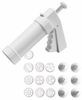 Kaiser Patisserie Gebäckpressen-Set, mit 10 Designscheiben 6 Garniertüllen, 17-teilig, 200ml Bild 1