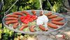 Cook King Schwenkgrill mit Grillrost, Höhe 200 cm, Ø 80 + Ø 40 cm, Edelstahl Bild 2