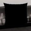 PETTI Artigiani Italiani – 2er-Set Kissenbezüge 35x35 cm aus Mikrofaser, Zierkissenbezüge für Schlafzimmer & Sofa, Uni Schwarz, 100 % Made in Italy Bild 2
