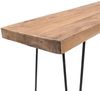 DESIGN DELIGHTS Sitzbank SITZBANK "BOHLE", 120 cm, Altholz massiv, mit Gestell, Esszimmerbank Bild 4