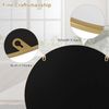 Woltu Spiegel (1-St), rund, mit Goldrahmen, aus Glas Metall MDF Haken Bild 5