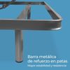 amuéblate online Ergotop Elektrisches Gelenkbett mit 5 Ebenen und verstärkter Struktur, ergonomisch, zuverlässig und leise, Deutscher Motor, 90x190 cm Bild 5