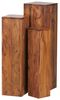 Beistelltisch 3er Set WL1. 566 Massivholz 24,5 x 85 x 24,5 cm Sheesham Tische Bild 1
