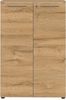 Aktenschrank 3OH 80cm AURAY-01 Graphit/Grandson-Eiche-Nb. B/H/T ca. 80/120/40cm Bild 4