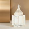 Marrakesch Orient & Mediterran Interior Nachttischlampe Orientalische Tischlampe Nachttischlampe Feryal Weiss, Handarbeit Bild 4