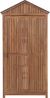 Beliani 'SAVOCA' Gartenschrank, Akazienholz braun, 100x40x200 cm Bild 5
