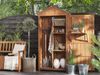 Beliani 'SAVOCA' Gartenschrank, Akazienholz braun, 100x40x200 cm Bild 2