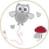 roba Babynest 'Adam & Eule' - 4 in 1 - Wickelauflage - Spieldecke - Activity Center - Grau / Weiß Bild 4