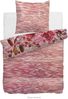 HnL Satin Bettwäsche Roxy Blumen Muster Rose 135x200 cm + 80x80 cm Bild 2