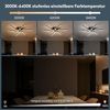 doporro Deckenleuchte Deckenlampe einstellbare Farbtemperatur Sandschwarz alivetta25038, Dual-Control LED-Deckenlampe Bild 2