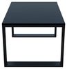 AKKE Außergewöhnlicher Couchtisch Beistelltisch für Wohnzimmer | Kaffee Tee Wohnzimmertisch Tisch | Coffee Table | Zimmer Schlafzimmer Möbel | Deko Modern Schwarz 80 x 50 x 45 Bild 4