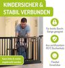Schutzgitterverlängerungen Miko PEFC geprüftes Buchenholz von BOMI | Breite: 50 cm | Ansteckmodul aus Holz Buche| Links oder Rechts an das Klemmgitter angesteckt | Schnelle & Einfache Anbringung Bild 5