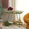 Safavieh Modern 2 Etagen Barwagen, Grün, 91 x 47 x 76 Bild 2
