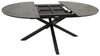 DEGAMO Gartentisch LYON ausziehbar, oval 140/200x140cm, Alu anthrazit + ECP wetterferst Bild 3