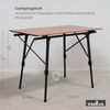 osoltus Camping Klapptisch Alu Tisch Fjord 90 cm x 59 cm höhenverstellbar Bild 3