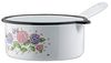 GSW Topf-Set Hortensie, Stahl-Emaille (Set, 7-tlg, je 1 Kochtopf Ø 16/20/24 cm, 1x Stielkasserolle Ø 16 cm), Induktion Bild 2
