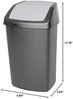 CURVER Abfallbehälter Swing-Top mit Schwingdeckel 25 l soft grau Bild 4