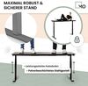 Die Noble - Elektrisch höhenverstellbarer Schreibtisch mit diversem Zubehör (MO Six & 160 x 80 cm Tischplatte Eiche) Bild 5