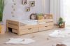Ticaa Bettgestell Einzelbett Kinderbett Jugendbett "Bennet" mit, Einzelbett inkl. Rausfallschutz Bild 3