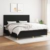 vidaXL Boxspringbett mit Matratze Schwarz 200x200 cm Stoff, Härtegrad: H2 [3142203] Bild 2