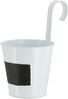 CEPEWA Übertopf Übertopf 3er Set weiß Ø15cm H15cm Kräutertopf (3 St) Bild 5