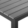 Gartentisch Kunststoff Grau COMO Bild 5