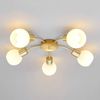 Lindby Deckenleuchten Elaina, Metall, Gold / Messing IP20, 5 x 4,5 W LED Bild 3