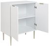 Sideboard mit 2 Türen SOHO 82 cm Weiß Bild 4