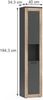 Hochschrank Niko Anthrazit 40 x 194.3 cm Vicco Bild 3
