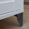 Muebles Pitarch | Badezimmermöbel, Breite 80 cm, mit Beinen, langsames Schließen der Schublade, 2 Türen, für Aufsatzwaschbecken, Weiß und Cambrian Eiche, Vintage-Stil, Modell Toscana Bild 5
