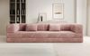 Luxusbetten24 Sofa Designer Sofa Lazy 3 Sitzer XXL, mit Liegefunktion und Cordbezug Bild 2