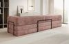 Luxusbetten24 Sofa Designer Sofa Lazy 3 Sitzer XXL, mit Liegefunktion und Cordbezug Bild 5
