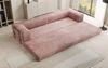 Luxusbetten24 Sofa Designer Sofa Lazy 3 Sitzer XXL, mit Liegefunktion und Cordbezug Bild 4