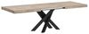 MOBILI FIVER, Ausziehbarer Tisch Emma 160, Eiche mit schwarzen X-Beinen, Laminiert/Eisen, Made in Italy Bild 5