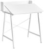 Zeichentisch mit neigbarer Tischplatte ALAND Weiß 80 cm 62 cm Bild 4