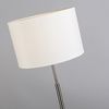 Qazqa Stehlampe Vt, ohne Leuchtmittel, Warmweiß, QAZQA Stehlampe, e27, Weiß, Textil, Modern Bild 2