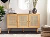 Sideboard mit 3 Türen PEROTE 71 cm Heller Holzfarbton Bild 2