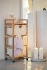 Badezimmerschrank ACINA mit 3 Stoffkörben, Akazienholz, Wenko Bild 5