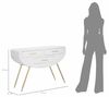 Dmora Konsole Spirit 110 x 40 x 80 cm Weiß, 20 kg Tragkraft Bild 2