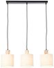 Brilliant Leuchten 99538-96 Pendelleuchte Pia 3-flammig schwarz natur E27 Bild 4