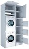 Laundreezy Mehrzweckschrank-Set Laundreezy, 4-tlg. Mehrzweckschrank-Set B/H/T 118/238/68 cm, (4-St), Breite 118 cm, Soft-Close-Funktion, höhenverstellbare Füße Bild 3
