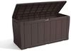 Keter Balkon Aufbewahrungsbox Sherwood, Braun, 270L, Kissenbox wasserdicht Bild 2