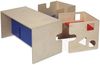 Babybay 'Babycube' Sitzbank Tisch natur lackiert Bild 2