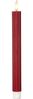 LED-Stabkerzen Flamme Stripe, 2er Set, Echtwachs, rot, H 25cm Bild 3