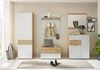 moebel-dich-auf Garderoben-Set MAILAND, (Komplett-Set, Garderobenschrank + Paneel + Bank + Spiegel + Schuhkommode), erhältlich in 2 Farbkombinationen Bild 2