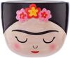 Sass & Belle Blumentopf Frida Mini Topf (Dolomit, 1 St, Übertopf), handbemalt, ca. Ø 8,8 x 7 cm Bild 4
