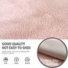 LINGKY Samt Sofabezug 1 2 3 4 Sitzer, L Form Sofaüberwurfe, Ecksofa Sofa überzug Pets Dog Couch überzug Anti-rutsch Sofaschutz, Ultra Weicher Sofaschoner (Rosa,70x210 cm/Rechteckig) Bild 3